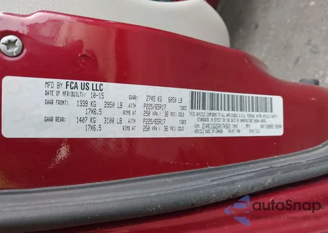 2016 Chrysler Town & Country Limited Platinum из США, поврежденный, VIN 2C4RC1GG2GR174563